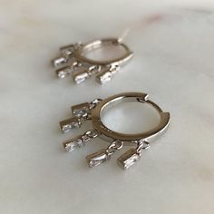 @fala_jewelry Tiny Diamond Earrings, Diamond Star Earrings, Small Silver Hoop Earrings, Geode Jewelry, Charms Earrings, Sapphire Earrings Studs, Geode Earrings, Emerald Earrings Studs, Silver Statement Earrings