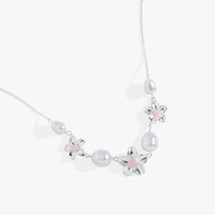 Silver Tropical Luxury, Plumeria Flowers, Silver Pearl Necklace, Rose Water, Alex And Ani, Shiny Silver, Pearl Necklace, Opal, Silver Necklace