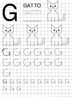 the letter g is for gato worksheet