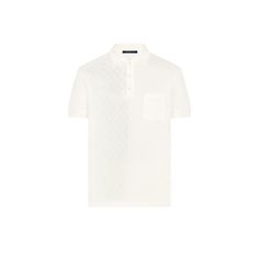 LOUIS VUITTON® - Half Damier Pocket T-shirt - Milk White Louis Vuitton Shirts, Pocket Tshirt, Fashion Books, Men's Collection, Latest Design, Navy And White, Milk, Louis Vuitton, Mens Shirts