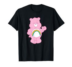 PRICES MAY VARY. Ripple Junction Officially Licensed Care Bears merchandise Are you loaded with luck? A Dreamer? Optimistic? Lovable? Or maybe sleepy or grumpy? Show your personality in this gear. Lightweight, Classic fit, Double-needle sleeve and bottom hem Care Bears Cheer Bear, Care Bear Birthday, Cheer Bear, Bear Birthday, American Greetings, Care Bear, Bear T Shirt, Care Bears, Tshirt Colors