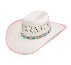 Girls Cowboy Hats, Straw Cowgirl Hat, Charlie 1 Horse Hat, Black Straw Hat, Beaded Hat Bands, Crown Pattern