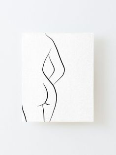 a drawing of a woman's torso in black and white on a piece of paper