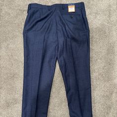 Nice Dress Pants From London Clothier. Never Worn, Tags Still On. Tag Says 32" Inseam, But Had Them Tailored To 29" Inseam. Navy Dress Pants With Welt Pockets, Tailored Blue Work Pants, Navy Business Bottoms With Pockets, Navy Formal Pants With Pockets, Casual Blue Pants For Semi-formal Occasions, Navy Business Bottoms With Welt Pockets, Navy Business Pants With Pockets, Business Navy Pants With Pockets, Fitted Blue Work Pants