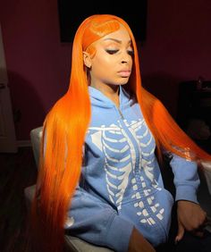 Orange Wig, Hair Color Orange, Instagram Man, Miami Orlando, Goddess Braids Hairstyles, Cute Birthday Outfits, Protective Hairstyles Braids