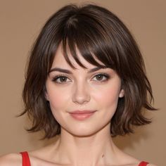 Short Layered Hair With Fringe, "bixie" Haircut With Bangs, Side Bangs Short Hair Round Face, 90s Bob With Curtain Bangs, Layered Bob With Bangs Fine Hair, Short Hair Styles Bangs, Short Fringe Long Hair, 60s Bob Haircut, Bob Hairstyles Round Face