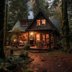 Dream House In The Woods, House Book, Mountain Cabin, House In The Woods