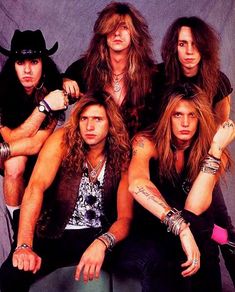 Skid Row Band, Skid Row, Sebastian Bach, Glam Hair