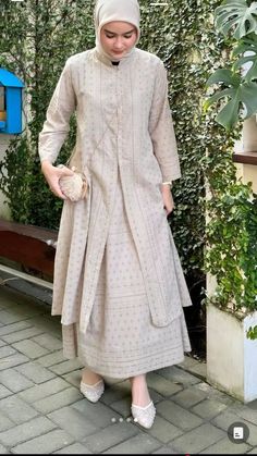 Fashion: #fashion, #style, #outfitinspiration, #beauty Raya Outfit Hijab, Baju Dress Hijab Styles, Lebaran Outfit Hijab, Hijab Kondangan Outfit, Baju Kurung Style, Raya Outfit Ideas, Dress Batik Hijab, Midi Dress Hijab, Inspirasi Outfit Lebaran