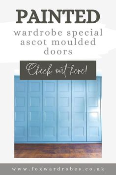 Painted wardrobe special ascot moulded doors Pax Mirror Wardrobe, Wardrobe Design Mirror, Wardrobe Doors Mirror, Mirror Wardrobe Design, Full Mirror Wardrobe, Mirror Wardrobe Bedroom, Wardrobe Doors Makeover, Black Mirrored Wardrobe, Wardrobe Doors Sliding