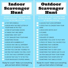 an outdoor scavenger hunt is shown in this printable guide for kids to use