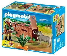 a playmobil box with an animal and farmer