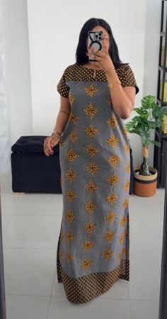 Simple Style For Ankara, Simple Ankara Gown Styles, Simple Dress Styles, Ankara Dress Designs, Bubu Gown, Bubu Gown Styles, Ankara Clothing, African Attire Dresses, Classy Short Dresses