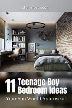 Boy Bedroom Ideas, Teenager Bedroom Boy, Teenage Boy Room, Boys Bedroom Makeover, Teen Boy Room, Teenage Room, Teen Boy Bedroom