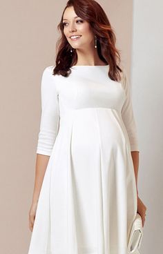 Sienna Maternity Dress Short Cream - Maternity Wedding Dresses, Evening Wear and Party Clothes by Tiffany Rose US Cream Maternity Dress, Maternity Wedding Dress Short, Pregnant Dress, Cream Sweater Dress, Pregnancy Dresses, Cute Maternity Dresses, Maternity Sweater Dress, Pregnancy Dress