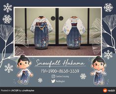 Animal Crossing Hanfu, Acnh Hanfu, Animal Crossing Genshin, Animal Crossing Outfits, Animal Crossing 3ds, Ac New Leaf, Animal Crossing Memes, Animal Crossing Clothes