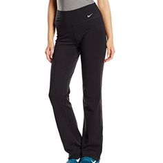 Comfortable Fit Dri-Fit Technology Black Fitted Mid-rise Sweatpants, Nike Full Length Workout Bottoms, Nike Full Length Workout Pants, Nike Full Length Pants For Workout, Nike Full-length Workout Bottoms, Fitted Black Nike Yoga Pants, Nike Fitted Black Yoga Pants, Nike Black Fitted Yoga Pants, Black Fitted Straight Leg Activewear