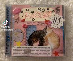 there is a cd cover with a cat on it