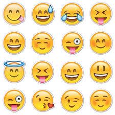 a bunch of smiley faces with different expressions