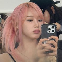 Giselle Icon, Pastel Pink Hair, Aespa Giselle, Giselle Aespa, Whiplash, Black Mamba, Pink Hoodie, Girl Icons, K Pop Music