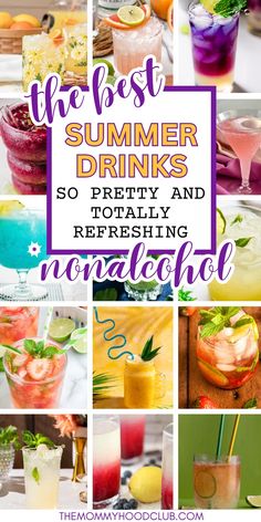 the best summer drinks so pretty and totally refreshing no matter how to make them at home