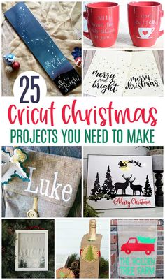 25 cricut christmas projects you need to make