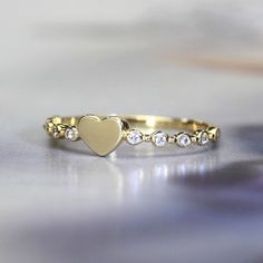 Fill your heart with love and abundant bliss with this sparkling and shining promise ring 💎💖 Double Shine, Double Sparkles, Double Accent . . #classyjewelry #14kgold #everydayjewelry #dainty #heart #aesthetic #heartring #jewelrygram #jewelryoftheday #jewelrylovers #jewelryaddict #giftideas #promisering #ipromise #roundcut #round #simple #dainty #minimalist #doubleaccent #doubleaccentjewelry Dainty Promise Ring, Bezel Band, Gold Ring Unique, 14k Gold Wedding Ring, Heart Promise Rings, Friendship Ring, Wedding Rings Round, Sterling Silver Wedding Rings, Tiny Rings