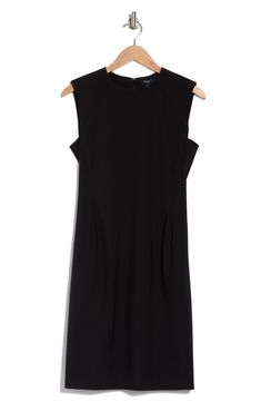 With cap sleeves and a jewel neck, this stretch wool dress is perfect for a polished professional look.Fit: this style fits true to size. . Jewel neck . Cap sleeves. Back zip closure. Wool blend construction . Approx. 39" length (size 2). Imported Dry clean Shell: 96% virgin wool, 4% elastane Lining: 94% polyester, 6% elastane Concert Looks, Preppy Look, Sweaters And Leggings, Jewel Neck, Professional Look, Comfortable Sandals, Wool Dress, Comfortable Dress