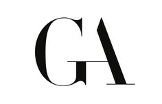 the letter g is shown in black and white