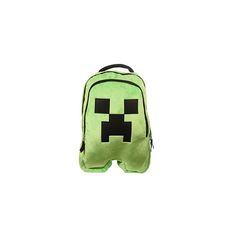 In Minecraft, your adventure starts with your imagination. Build anything you can imagine with unlimited resources in Creative mode, or go on grand expeditions in Survival, journeying across mysterious lands and into the depths of your own infinite worlds. Any fan would love this fun diecut novelty backpack featuring Creeper, the most iconic Minecraft character . The backpack is made from 300D & low pile plush polyester and has double compartments with double zip closures creating plenty of stor Fun Green Backpack For Back To School, Green Novelty Bags For Back To School, Fun Green School Backpack, Fun Green Standard Backpack, Game Boy Backpack, Creeper Backpack, Under Armour Backpack Boys, Minecraft Characters, Boys Backpacks