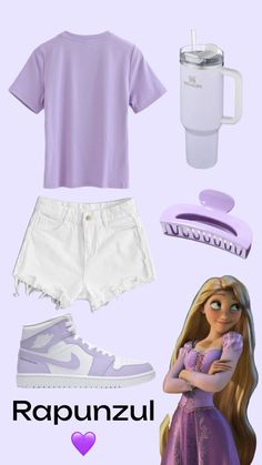 #disney #outfit #purple #rapunzel Tangled Costume, Cute Converse Shoes, Rapunzel Costume, Disney Princess Outfits, Cute Converse, Disney Outfit