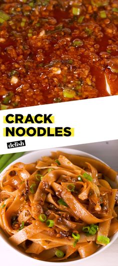 Crack Noodles Will Be Your Next ObsessionDelish Bowl Of Noodles, Carb Cycling Diet, Japanese Diet, Garlic Noodles, Diner Recept, Spicy Chili, Think Food, Noodle Dishes, Asian Cooking