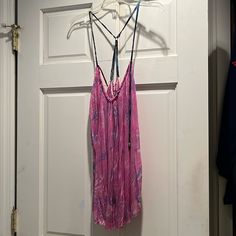 Nwt Free People Cami/Tank Top. Pink Combo Size Xs But Fits Probably Up To A Large. Pink/Blue/White Free People Cami, Tank Top Cami, Cami Tanks, Free People Tops, Pink Blue, Blue White, Free People, Blue And White, Tank Top