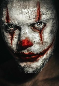 Lestat.Store print | Принты на одежду Лестат.Стор Makeup Horor, Evil Clown Makeup, Creepy Clown Makeup, Clown Face Paint, Clown Photos, Halloween Hombre, Circus Makeup, Joker Photos, Scary Clown Makeup