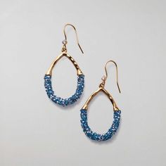 Glitter Glam Hoop Earrings Selling Avon, Online Selling, Avon Jewelry, Jewelry Pins, Unique Earrings, Blue And Green