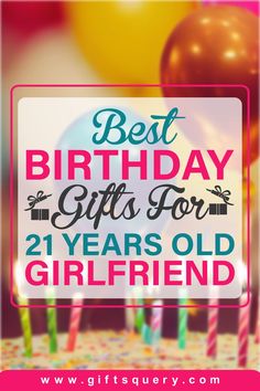 Looking for the perfect birthday gift for your girlfriend's 21st birthday? Check out these unique and thoughtful gift ideas that are sure to make her feel special! From personalized jewelry to fun experiences, GiftsQuery has got you covered. #birthdaygifts #girlfriend #21stbirthday #giftideas Best 21st Birthday Gifts, 21st Birthday Gift Ideas, Funny Birthday Presents, Fun Experiences, Turning 21