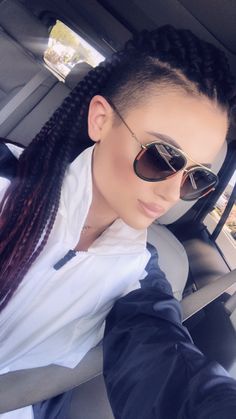 Fohawk Haircut For Women Long Hair, Shaved Head With Braids, Undercut Braids Hairstyles, Box Braids Undercut, Braided Hairstyles For White Women, Undercut With Braids, Undercut Braids, Ocean Wave Crochet Hair