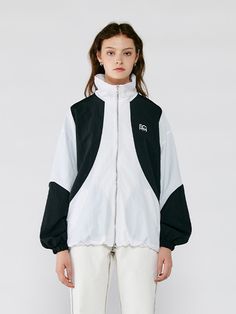 Editor's notesIt is a casual windbreaker jacket with round patch on basic white color. The jacket silhouette can be styled in many ways using two-way zipper and drawcords on the hem. The washed nylon fabric is durable and less twisting after wash.- Two-way zipper- Elastic cuffs- Drawcords on hem- Logo embroidery- Side pocketsMeasurements(in.)M / L- Length: 27.6 in. / 28.3 in.- Shoulder: 22.4 in. / 23 in.- Chest: 23.2 in. / 24 in.- Sleeve Length: 21.9 in. / 22.2 in.*Model info: Man - Height 6’ 2”, Fitting size: Size L / Woman - Height 5’ 10”, Fitting size: Size MComposition & Care- 100% Nylon- Hand wash in cold water- Avoid tumble dryDesigner- by SEARCH410 Jacket Silhouette, Nylon Fabric, Casual Coat, Logo Embroidery, Casual Jacket, Windbreaker Jacket, Embroidery Logo, Creative Ideas, White Color