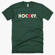 a green t - shirt with the word hoocy printed on it