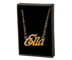 Hey, I found this really awesome Etsy listing at https://www.etsy.com/listing/180746551/name-necklace-ella-gold-plated-18ct Elegant Chain Necklaces For Personalized Gifts, Elegant Necklace With Chain For Personalized Gift, Elegant Chain Necklace For Personalized Gift, Nameplate Chain Necklace Gift, Gold Chain Name Necklace For Gift, Personalized Gold Chain Necklace, Gold Chain Necklace For Personalized Gift, Personalised Necklace, Name Necklaces