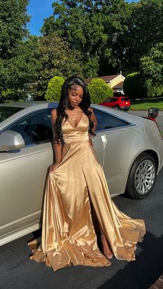 Product NO. :2368Dress style: A lineFabric:SatinColor: As photoWaist type:Mid waistSleeve length: Sleeveless Prom Dress Colors For Skin Tone, Light Brown Prom Dress, Black People Prom Dresses, Woc Outfit, Brown Prom Dress, Party Gowns Evening Dresses, Party Gowns Evening, Prom 2k24, Brown Prom Dresses