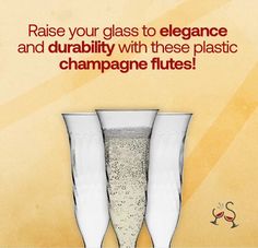 Cheers to sophistication and resilience with these plastic champagne flutes! 🥂✨

#champagnemoments #raiseyourglass #eleganceineverysip #durabledesign #cheerstolife #party #life #smartyhadaparty Disposable Champagne Flutes, Sparkling Grape Juice, Drink Stations, Plastic Champagne Flutes, Plastic Party Cups, Party Life, Plastic Glasses, Drink Station, Party Cups