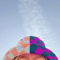 Our Checkerboard Patchwork Bucket Hat is the perfect trendy bucket hat for summer. bucket hat outfit, bucket hat look, crochet bucket hat, summer hat outfit casual Hat Outfits Summer, Bucket Hat Looks, Patchwork Bucket Hat