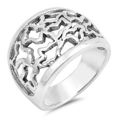 Antiqued Scrollwork Filigree Mosaic Ring Sterling Silver Wide Band 925 Jewelry Female Male Size 7 All our silver jewelry is crafted from .925 silver also commonly referred to as sterling silver. Sterling silver is the standard for beautiful high-quality silver jewelry and can not be replicated by lower priced silver plated jewelry. It is 92.5% pure silver, mixed with alloys to add strength and durability to stand the test of time. We promise superior service which includes fast shipping, great communication, and Walmart's refund policy. Keep your fine jewelry shiny and elegant by storing it properly. Jewelry needs to be stored in a dry area, preferably away from air in a jewelry box or plastic bag. Avoid exposure to harsh chemicals. Use a polishing cloth to remove tarnish build-up over tim Mosaic Ring, Swirl Ring, Female Male, Silver Plated Jewelry, Plated Jewelry, Size 10 Rings, 925 Jewelry, Wide Bands, Selling Jewelry