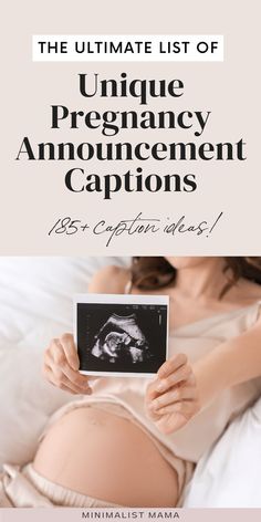 the ultimate list of unique pregnancy announcement captions