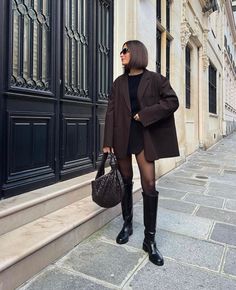 Vinter Mode Outfits, Elegantes Outfit Damen, Look Grunge, Estilo Indie, Blazer Outfit, Neue Outfits, Brown Outfit, Paris Outfits, Estilo Chic