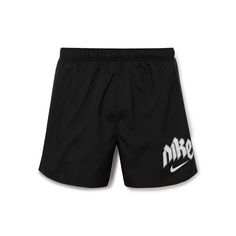 Nike Running's apparel is designed to help you get the most out of your workout. , These lightweight 'Run Division Challenger' shorts are made from moisture-wicking Dri-FIT and have comfortable brief liners , Mesh panels optimise ventilation , Pockets provide space to store your phone, cards and keys Black Letter Print Athletic Shorts For Gym, Black Athletic Shorts With Letter Print For Gym, Functional Athletic Shorts For Streetwear, Black Moisture-wicking Swim Trunks For Training, Short Activewear For Workout With Letter Print, Black Workout Shorts With Letter Print, Black Letter Print Workout Shorts, Black Short Swim Trunks For Workout, Athletic Fit Moisture-wicking Shorts For Streetwear