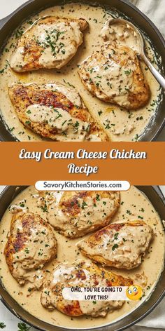 Chicken Dinners With Cream Cheese, Chicken Shells And Cheese, Chicken And Garlic Recipes, Simple Easy Chicken Recipes, Creamy Dill Chicken Hello Fresh, Cream Of Chicken Meals, Chicken Tomato Cream Cheese, Creamy Healthy Chicken, Easy Chicken Recipes Cream Cheese