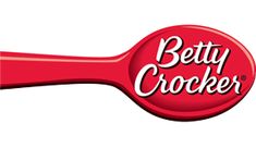 a red betty crocker spoon with the words betty crocker on it