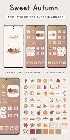 the sweet autumn theme for an iphone and ipad